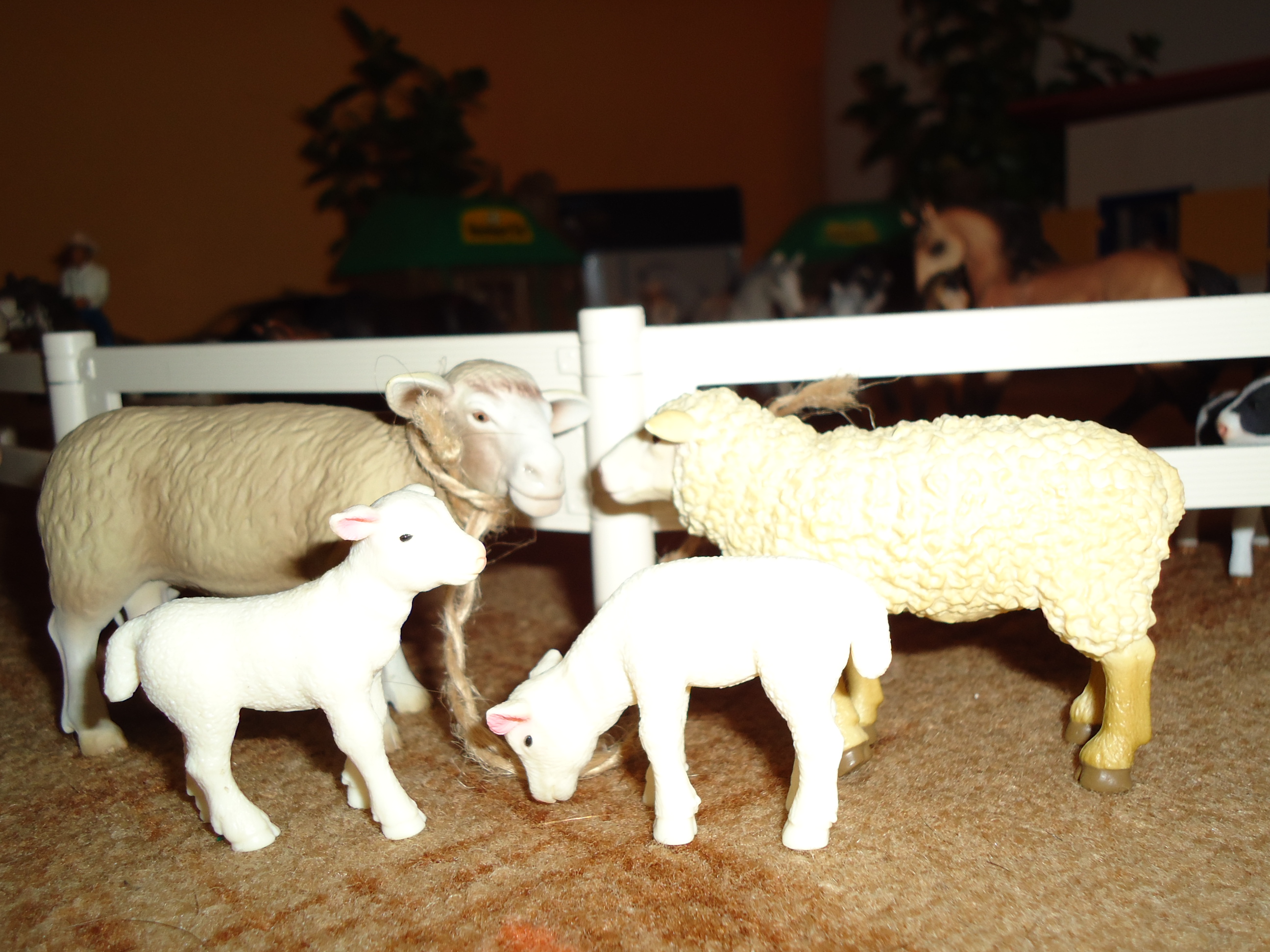 Rodinka oveček a kůzlátek